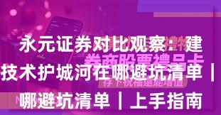 永元证券对比观察：建立信任与技术护城河在哪避坑清单｜上手指南