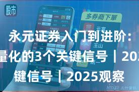 永元证券入门到进阶：API与量化的3个关键信号｜2025观察