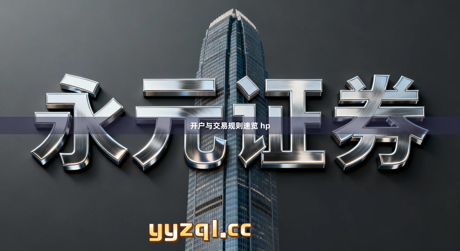 开户与交易规则速览 hp